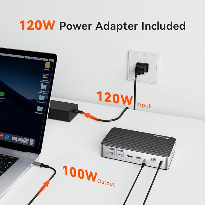 TobenONE DisplayLink Docking Station 3 Monitors - Image 5