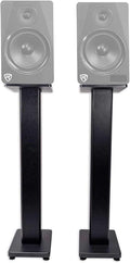 Rockville Pair RHT28 28 Inch Bookshelf Speaker Stands, 60 lbs Capacity by Rockville