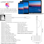 SD Card Reader for iPhone iPad, Micro SD Card Reader Memory Card Reader Plug - Image 5