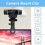 2 Packs Monitor Clip Webcam Clamp Camera Mount Screen LCD Display Top Hanger - Image 3
