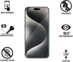 3Pack Screen Protector for iPhone 15Pro Max/iPhone 15Plus 6.7inch 9H+ Anti Blue - Image 6