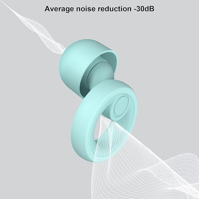Ear Plugs for Noise Cancelling Ear Protection EarPlugs for Sleep, 8 Size Eartips - Image 3