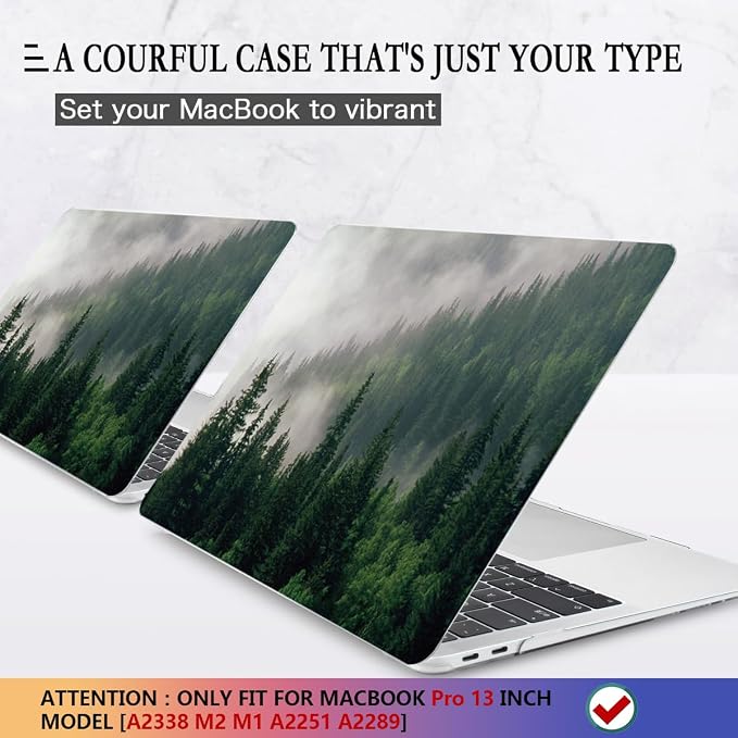 CISSOOK Compatible with MacBook Pro 13 inch Case M2 A2338 with Touch Bar 2023 - Image 3