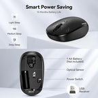 TECKNET Wireless Mouse, 2.4G Quiet Computer Mouse - Image 6