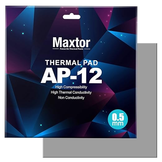 Maxtor Thermal Pad 14.8 W/mK, Highly Efficient Heat Resistant Soft Pad by Maxtor