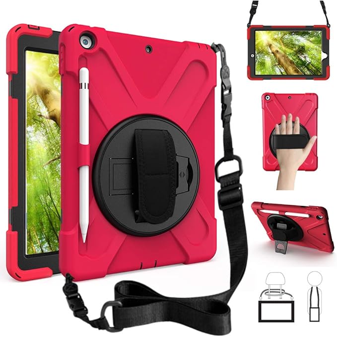 ZenRich Shockproof Case for iPad 9th/8th/7th Generation 10.2 inch 2021/2020/2019 by ZenRich
