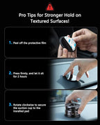 Vacuum Magnetic Car Phone Holder - Image 9
