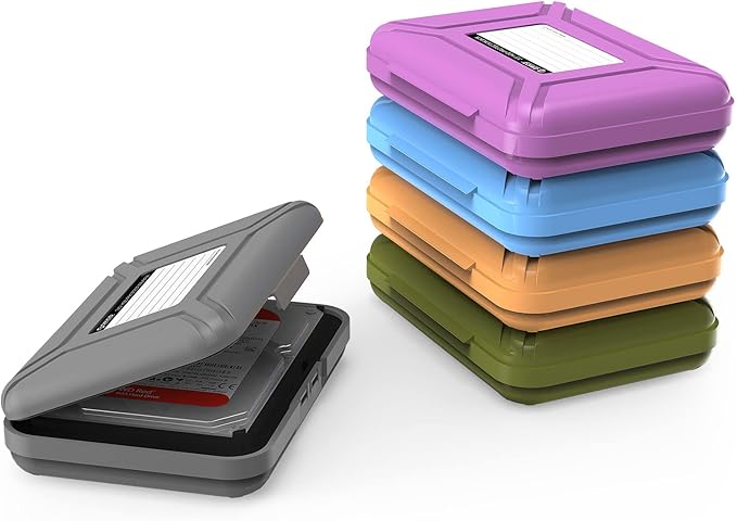 ORICO External Hard Drive Case for 3.5 Inch HDD/SSD 5 Packs Portable Hard Drive by PioneerDataSolutionPowerYourFuture