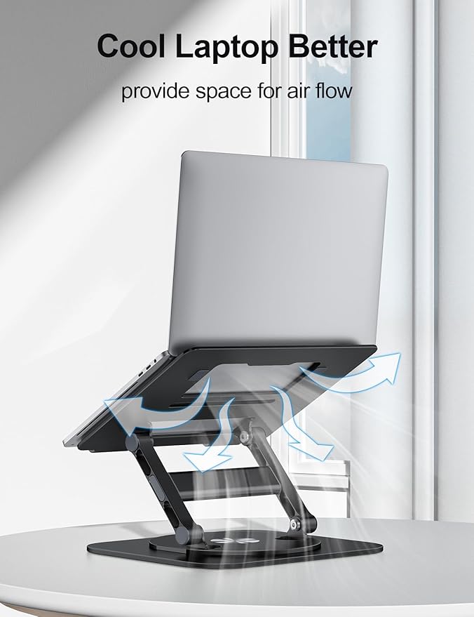 Laptop Stand, H-Design Stable Computer Stand, Ergonomic Laptop Riser - Image 5