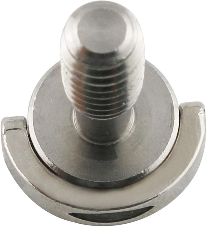 E-outstanding D Ring Hinged Screw 2PCS 1/4-20 Thread D-Ring Stainless Steel - Image 3