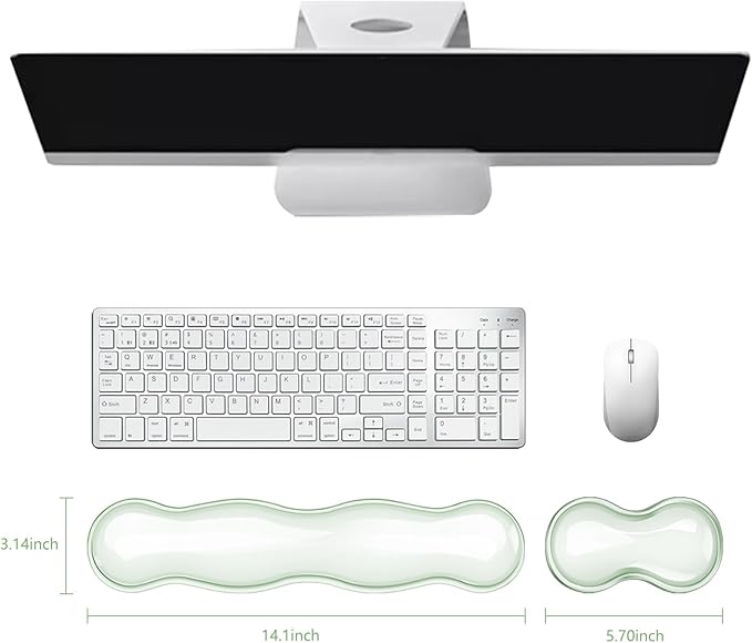 Gel Keyboard and Mouse Wrist Rest, Cute Wrist Support and Arm Support Keyboard - Image 6