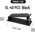 Adhesive Cable Clips Holder, Outdoor Light Clips, Sturdy Nylon Cord Wall - Image 2