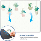 Mouse Pad, Plants Mouse Pad, Square Mouse Mat Waterproof Mousepad Non-Slip - Image 3