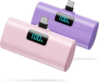 Portable Charger for iPhone 16/15 Series, 5200mAh PD USB C Power Bank Built-in by HETP