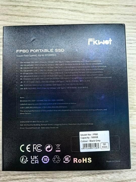 2TB External SSD, Portable SSD, USB 3.2 Gen2x2 External Solid State Drives - Image 11