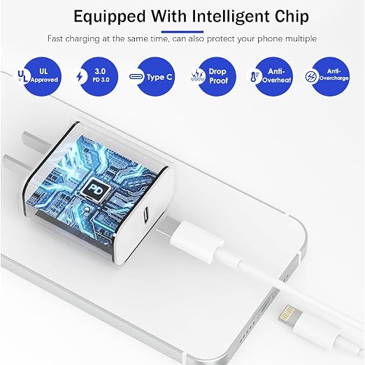 【Apple MFi Certified】Fast Charger iPhone, Fast i Phone Charging Cord 3Pack - Image 3