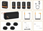 COMICA Vimo Q Four-Channel Mini Wireless Lavalier Microphone System - Image 2