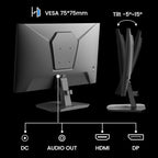 SANSUI 24 Inch Gaming Monitor 180Hz, DP 1.4 & HDMI 2.0 Ports High Refresh Rate - Image 7