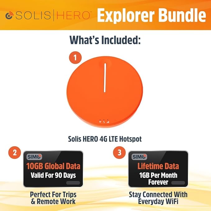 SIMO Solis Hero 4G LTE Portable Mobile Hotspot WiFi Power Bank - Image 9