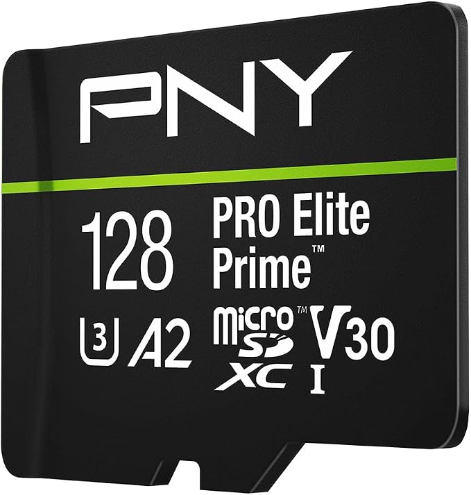 PNY 128GB PRO Elite Prime™ C10 U3 V30 A2 microSDXC Flash Memory Card & - Image 4