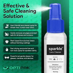 Sparkle Anti-Reflective Lens Cleaner Spray kit | 1oz Glasses Cleaner Spray + - Image 2
