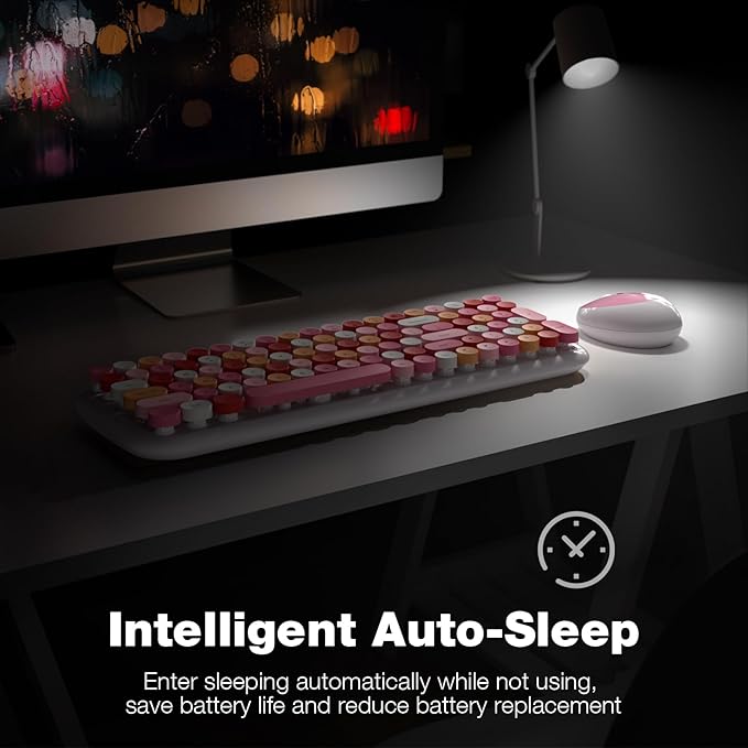 KNOWSQT Wireless Keyboard and Mouse Combo, USB Receiver Plug and Play, - Image 4