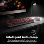KNOWSQT Wireless Keyboard and Mouse Combo, USB Receiver Plug and Play, - Image 4