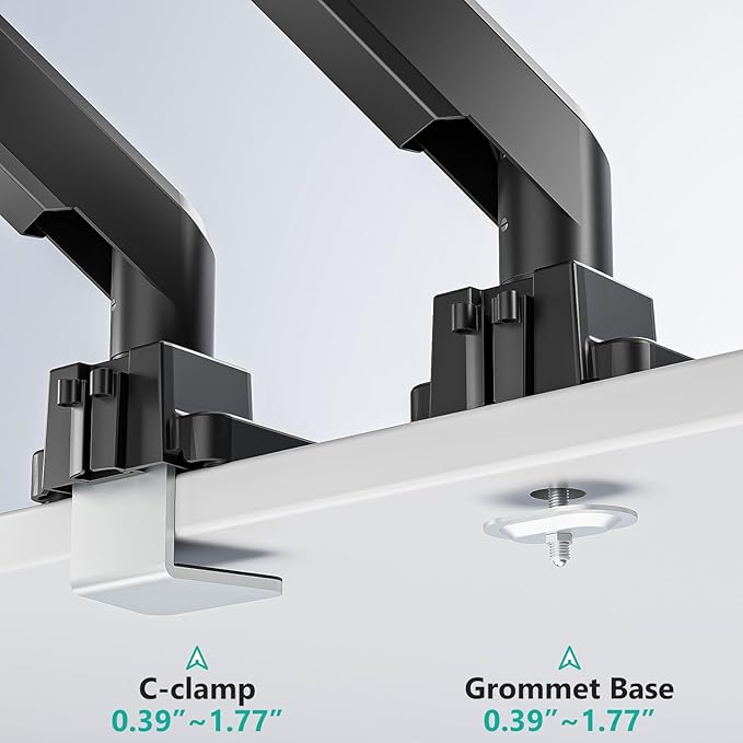 WALI Ultrawide Monitor Arm for 13 to 49 Inch Heavy Duty Curved Screens - Image 9