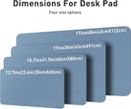 Aothia Leather Desk Pad Protector, Office Desk Mat, Large Mouse Pad, Non-Slip - Image 7
