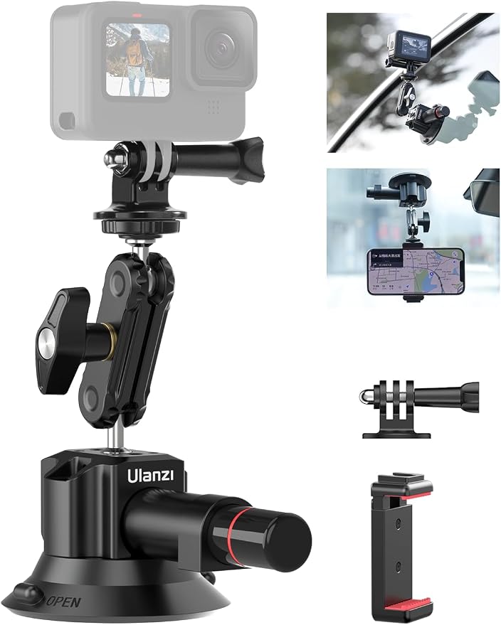 Suction Cup Mount for Action Cameras iPhone - Image 8
