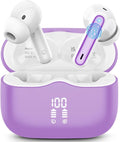 Wireless Earbuds, New Wireless Earphones HiFi Stereo Deep Bass 40H Playtime by XINWLD