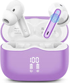Wireless Earbuds, New Wireless Earphones HiFi Stereo Deep Bass 40H Playtime by XINWLD