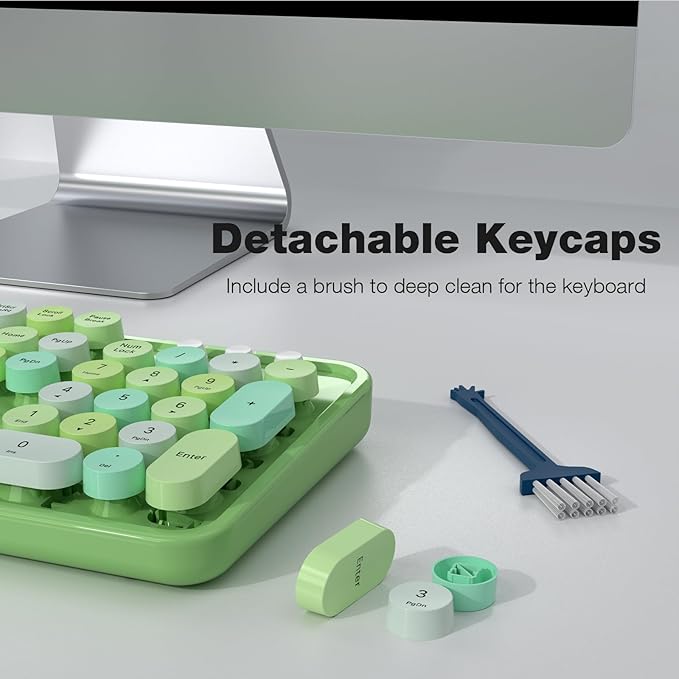 KNOWSQT Wireless Keyboard and Mouse Combo, USB Receiver Plug and Play, - Image 5