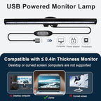 skybess Monitor Lamp Bar for Laptop, USB e-Reading LED Monitor Light Screenbar - Image 5
