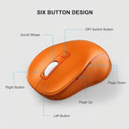 WisFox 2.4G Wireless Mouse for Laptop, Ergonomic Computer Mouse - Image 4