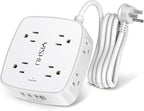 6 Ft Surge Protector Power Strip by YISHU