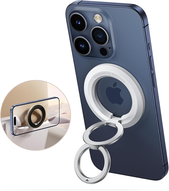 SYNCWIRE for MagSafe Ring Holder, Magnetic Phone Ring Holder Magnet Cell Phone by SYNCWIRE