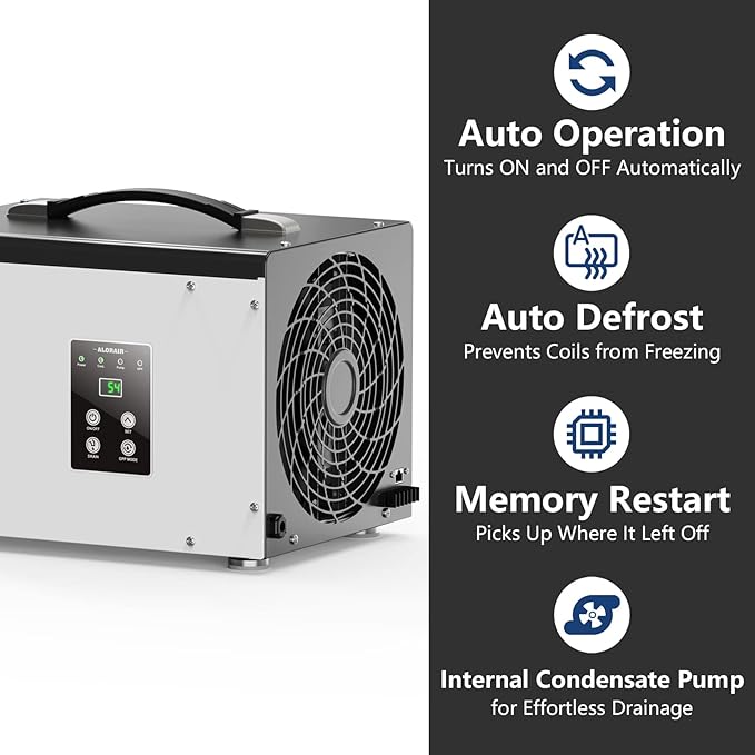 ALORAIR Crawl Space/Basement Dehumidifier 70 Pint - Image 4