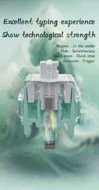GATERON Magnetic Jade Keyboard Switches, Linear Factory Pre-lubed Freely - Image 4