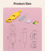 SIM Card Holder Contains Removal Openning Tool Tray Eject Pins 6 Pcs Needle - Image 7