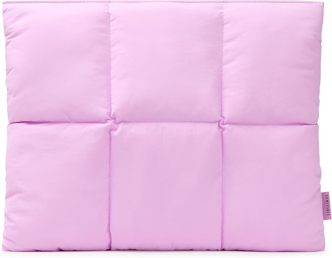 Comfyable Puffy Laptop Sleeve 13 Inch 14 Inch, Quilted Puffer Laptop Carrying by Comfyable