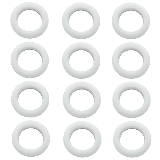 12 Pcs Rubber Grommets, 7/8" Inside Diameter 1" Drill Hole Rubber Wire Grommets by Kyuionty