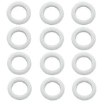 12 Pcs Rubber Grommets, 7/8" Inside Diameter 1" Drill Hole Rubber Wire Grommets by Kyuionty