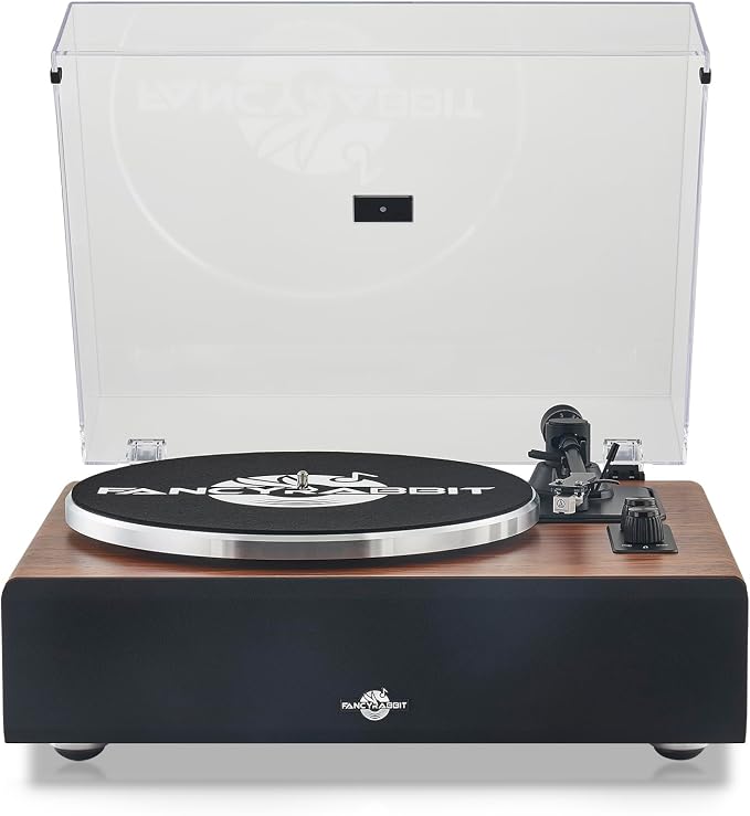 Record Player with Speakers, Turntables by FancyRabbitRecordPlayer
