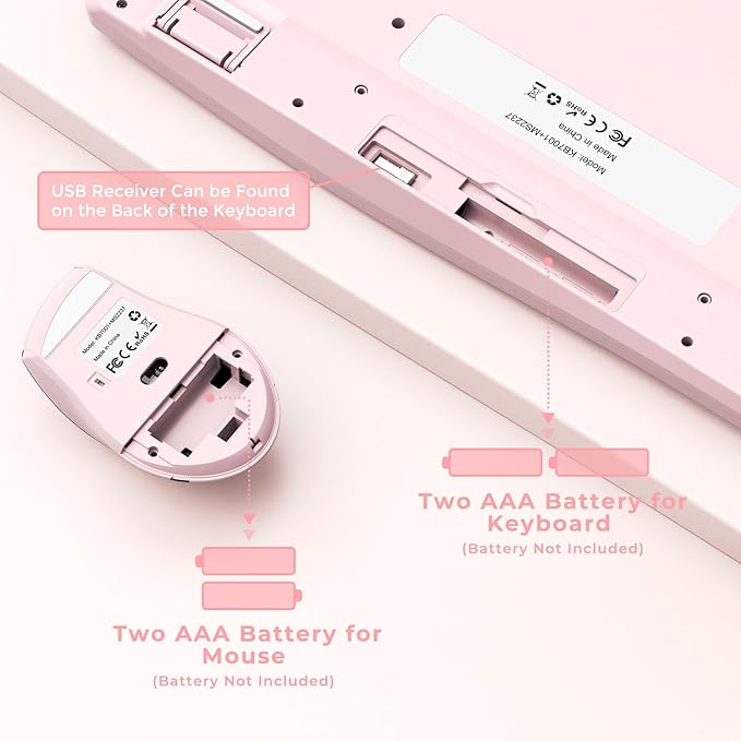 Wireless Keyboard and Mouse - Image 3