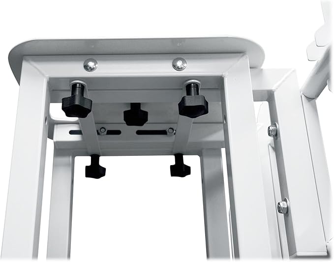 Rockville RTP33-TV Pro White Totem Stand 220 lbs DJ Speaker/Lighting/TV Mount - Image 4