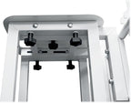 Rockville RTP33-TV Pro White Totem Stand 220 lbs DJ Speaker/Lighting/TV Mount - Image 4