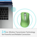 memzuoix 2.4G Wireless Mouse, 1400 DPI Mobile Optical Cordless Mouse - Image 2