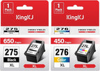 275XL 276XL Ink Cartridge 2-Pack Replacement by KingKJInkToner