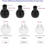 36 Pieces Small Earbud Tips Soft and Comfortable Silicone Earbud Tips Ear Bud - Image 2